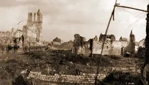 A view of the battlefield at Beaumont-Hamel