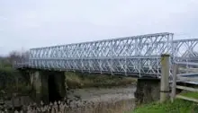 Carentan, the Bailey bridge