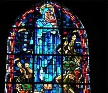 Sainte-Mère-Eglise, Stain glass