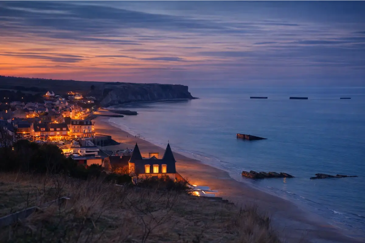 Arromanches evening walk