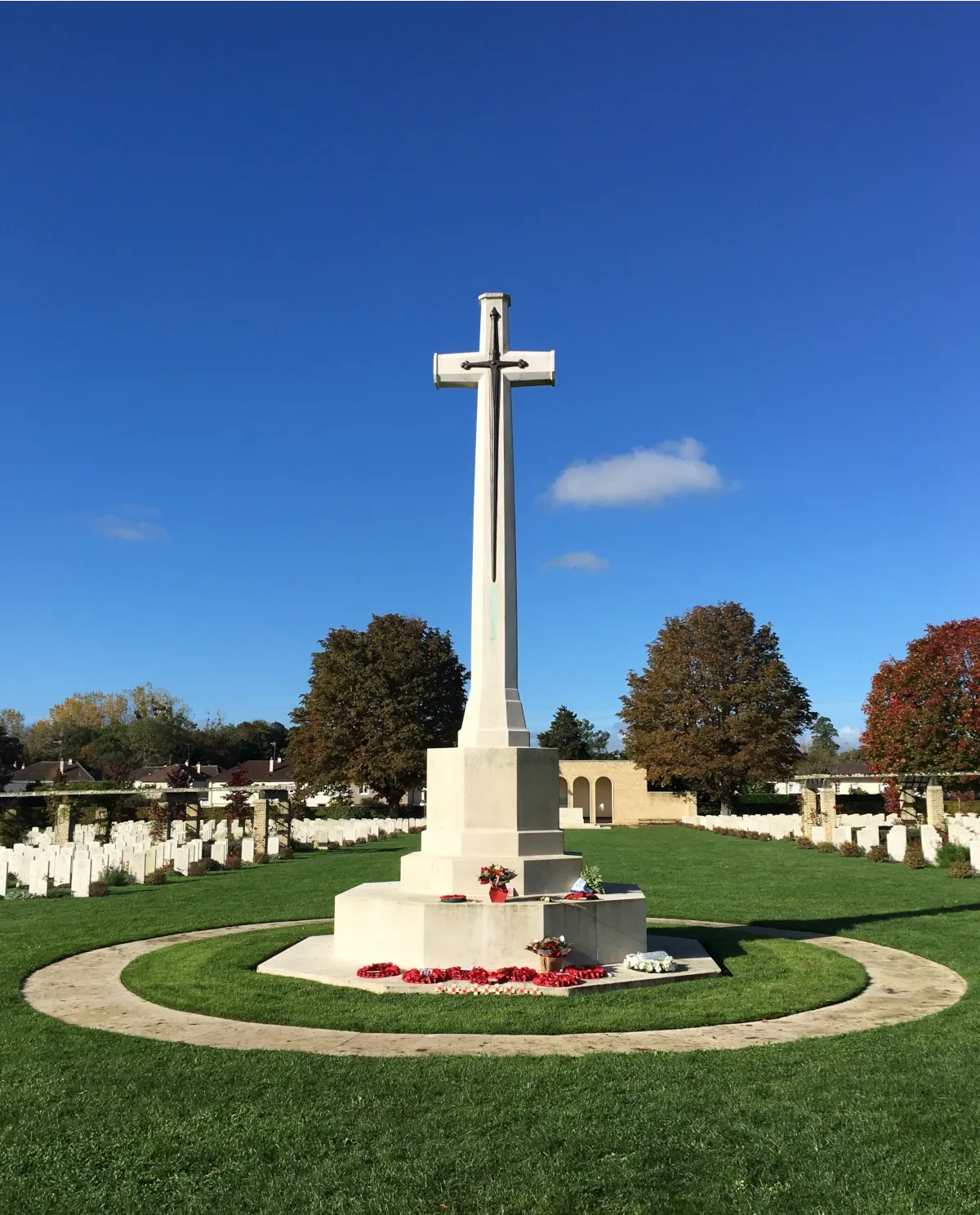 Cross of sacrifice, Ranville